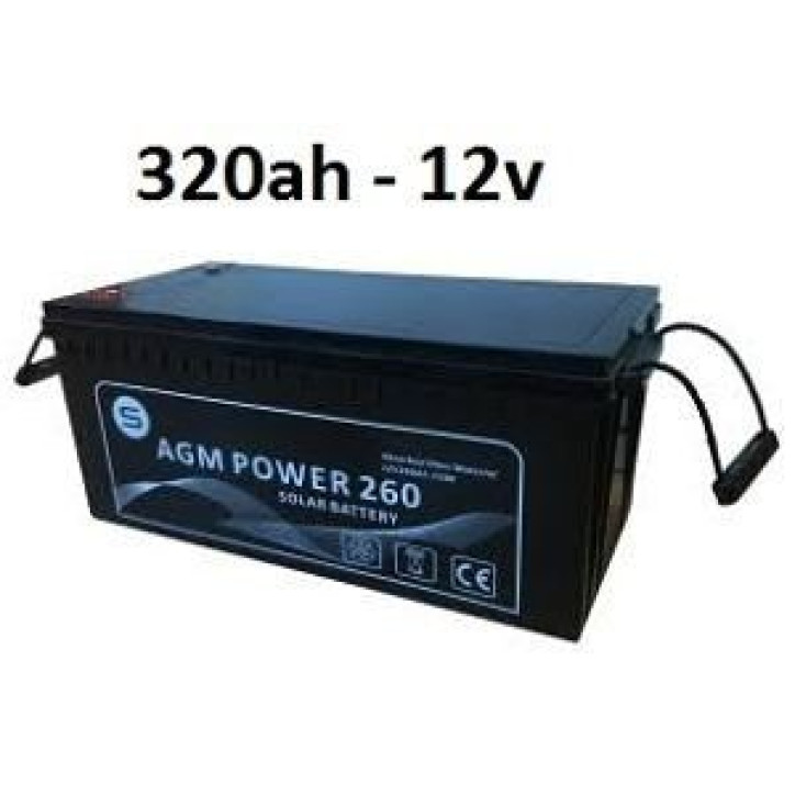 Batería Agm 320ah 12v Power