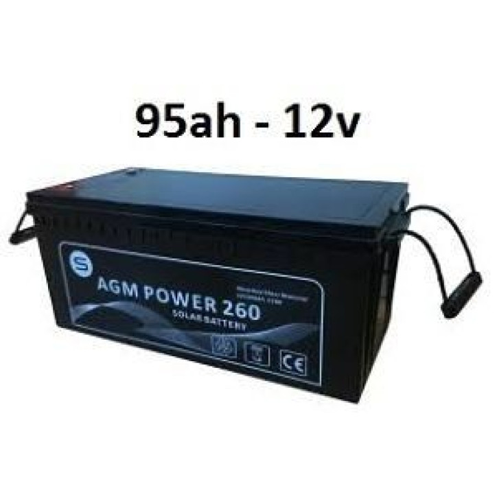 Batería Agm 95ah 12v Power Batería Agm 95ah 12v Power