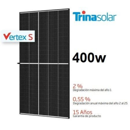 Panel Solar Trina Solar 400W Vertex S Marco Negro