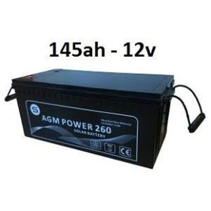 Batería Agm 145ah 12v Power Batería Agm 145ah 12v Power
