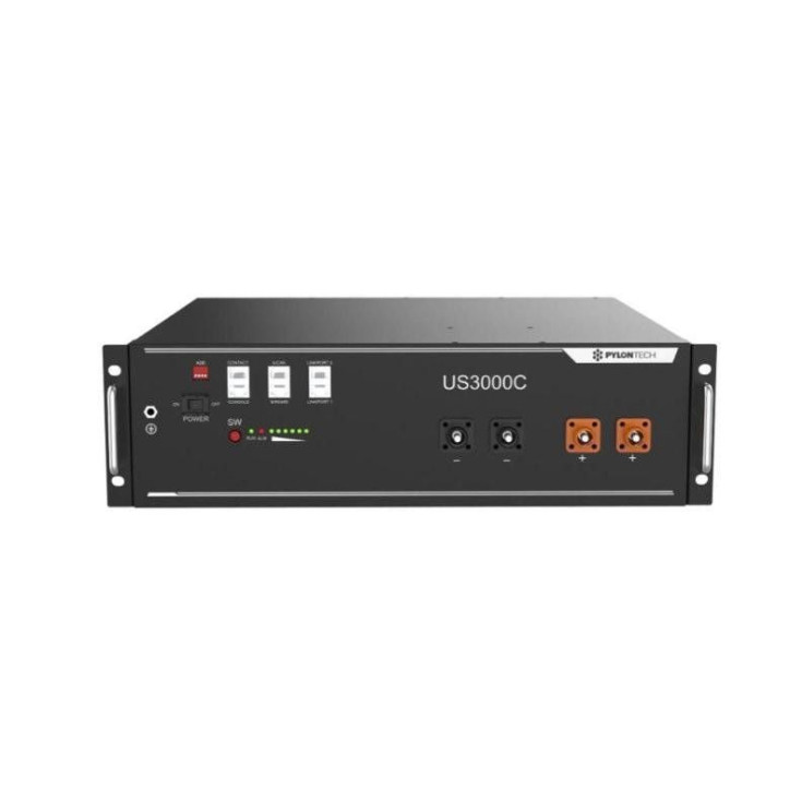 Batería Litio 3.6kWh Pylontech US3000C 48V