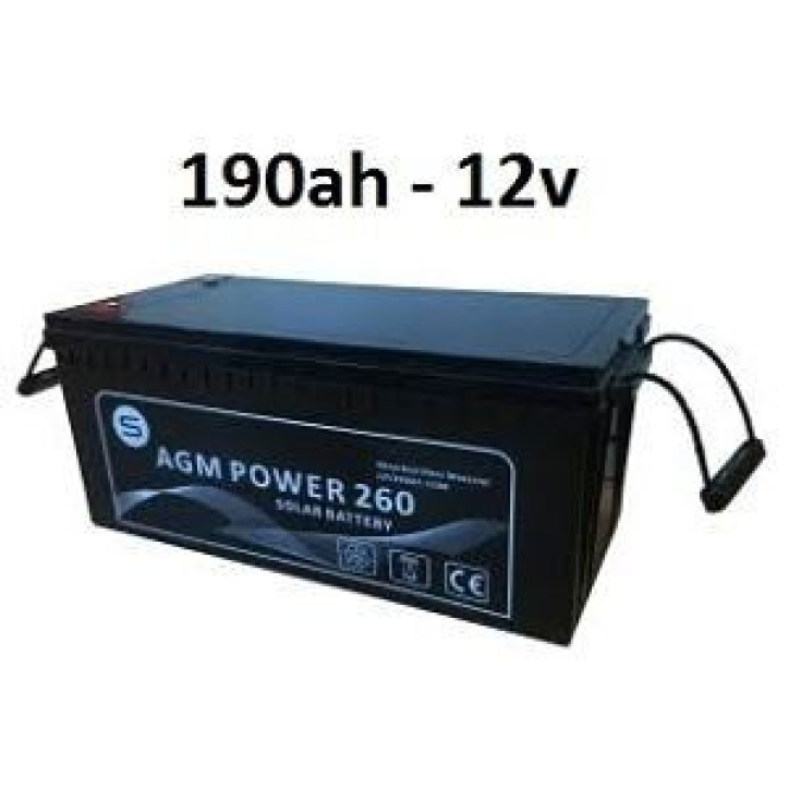 Batería Agm 190ah 12v Power Batería Agm 190ah 12v Power