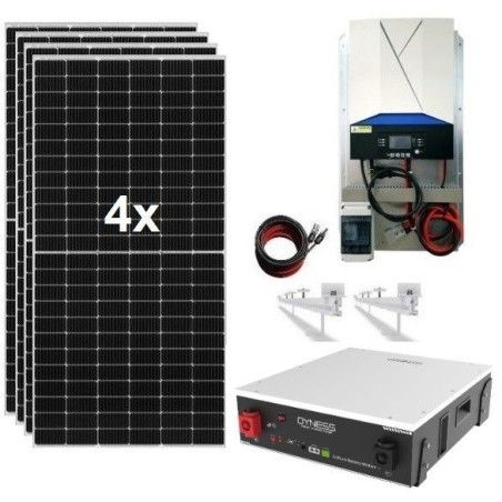 Kit Solar 5 000W 11 000whdia Litio 5 1Kw