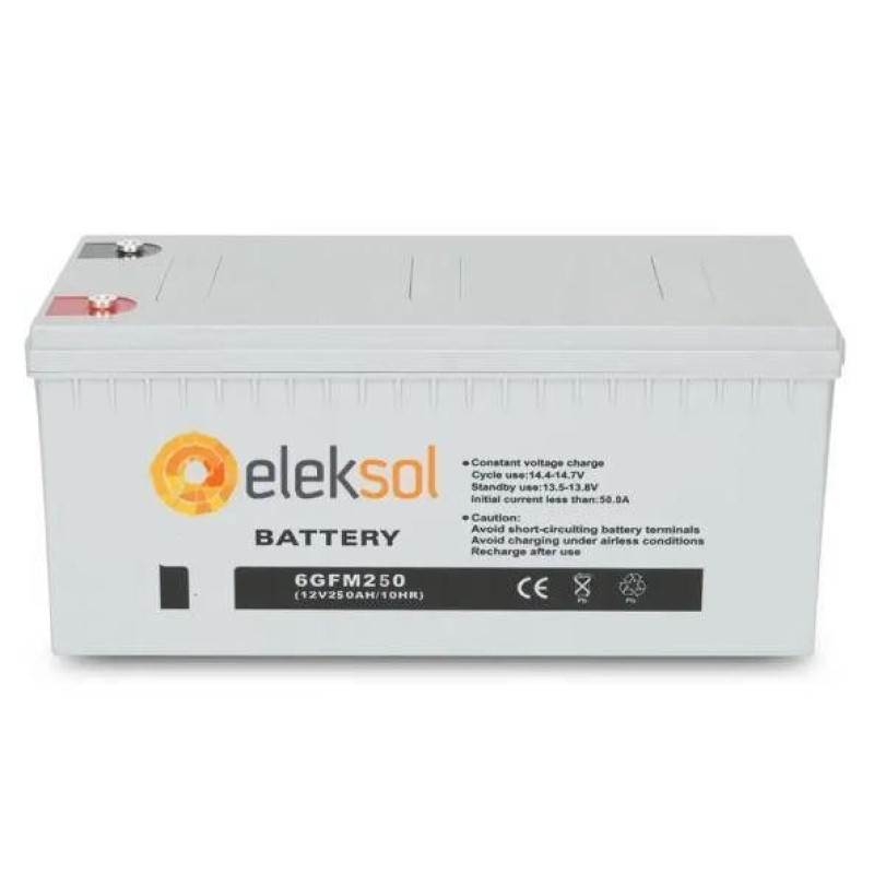 Batería AGM 250Ah 12V Eleksol