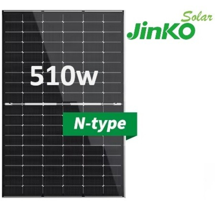 Panel Jinko Solar 510w Tiger Neo Bifacial Negro Panel Jinko Solar 510w Tiger Neo Bifacial Negro
