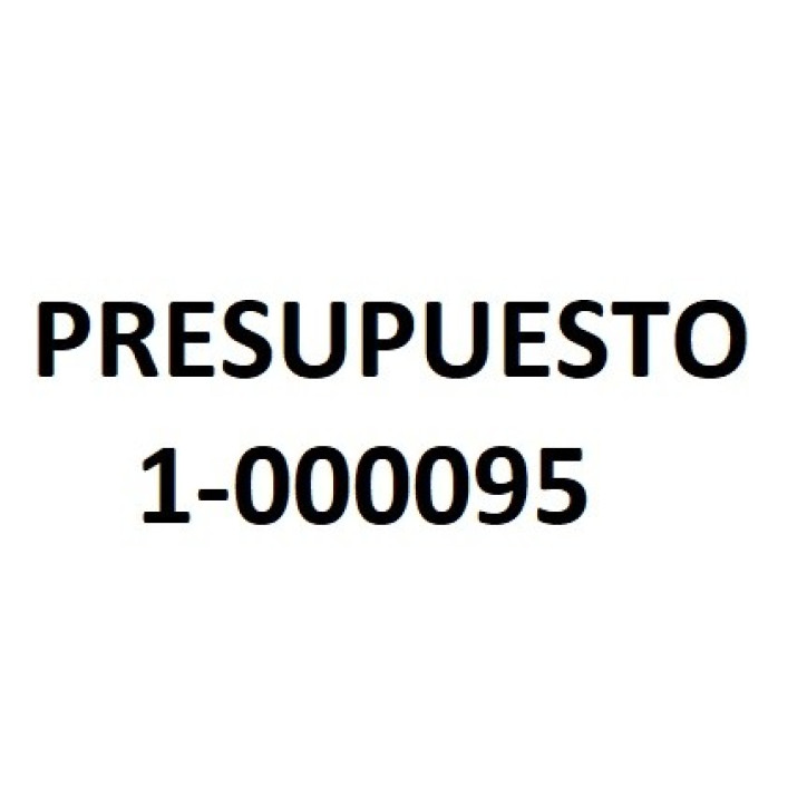 PRESUPUESTO 1-000095