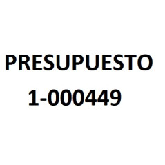 PRESUPUESTO 1-000449