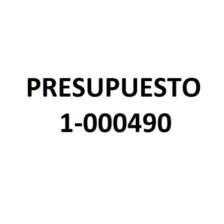 PRESUPUESTO 1-000490