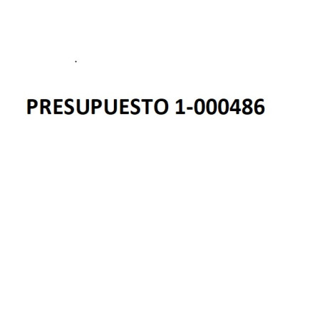 PRESUPUESTO 1-000486