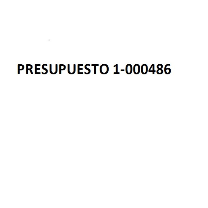 PRESUPUESTO 1-000486