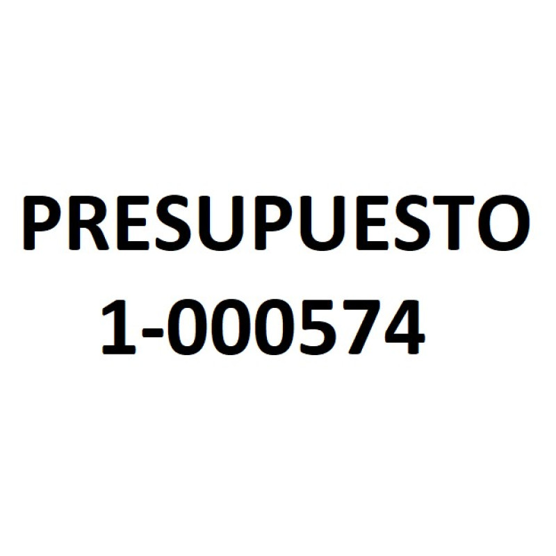 PRESUPUESTO 1-000574