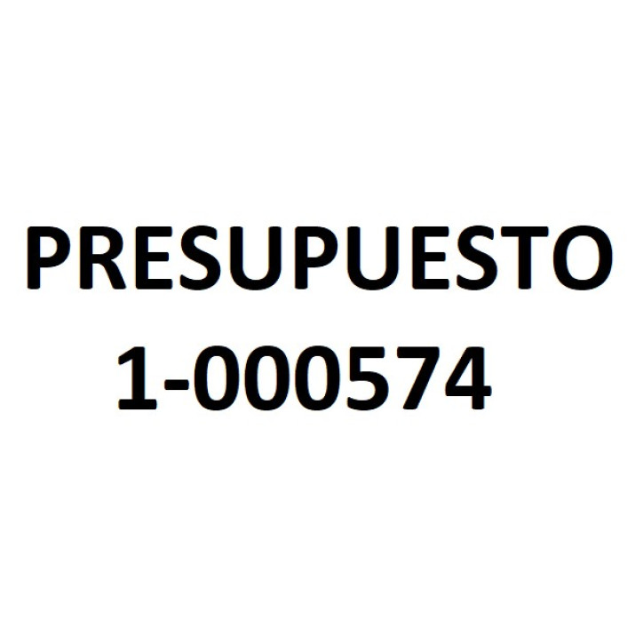 PRESUPUESTO 1-000574