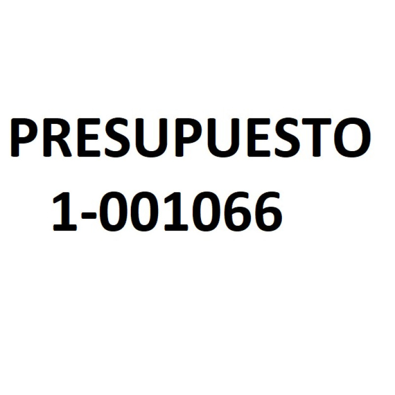 PRESUPUESTO 1-001066
