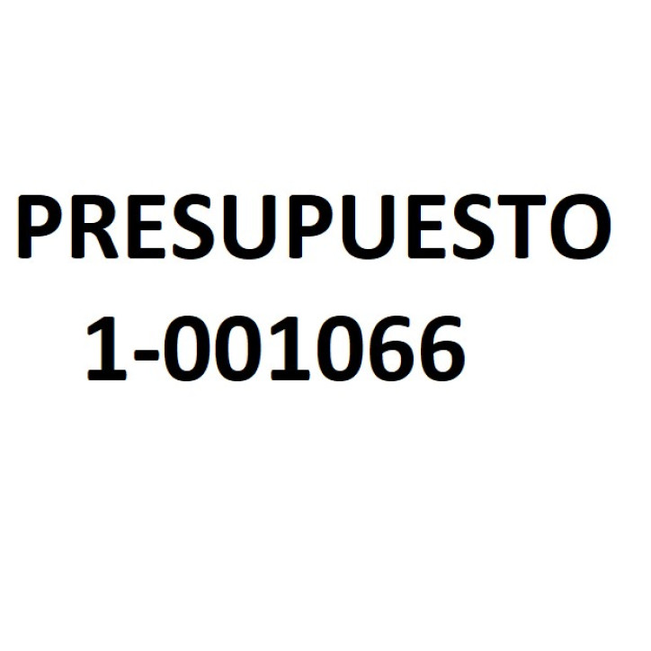 PRESUPUESTO 1-001066