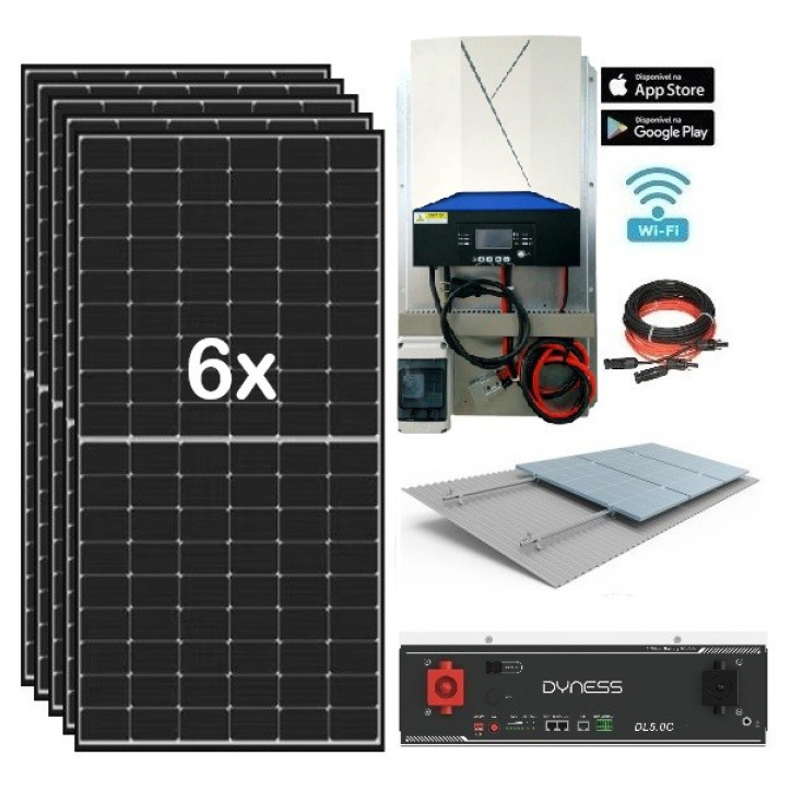 Kit Solar 5.000W 48V 14.000wh/día Litio 5.1Kw