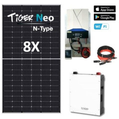 Kit Solar 5 000W 48V 19 000wh/día Litio 5 1Kw