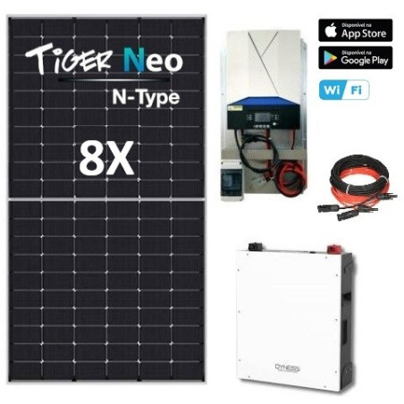 Kit Solar 5 000W 48V 19 000wh/día Litio 5 1Kw