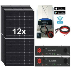 Kit Solar 5 000W 48V 29 000wh/día Litio 10 2Kw