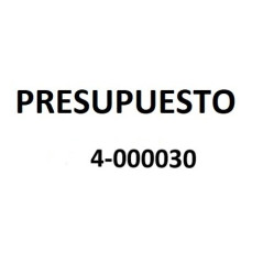PRESUPUESTO 4-000030