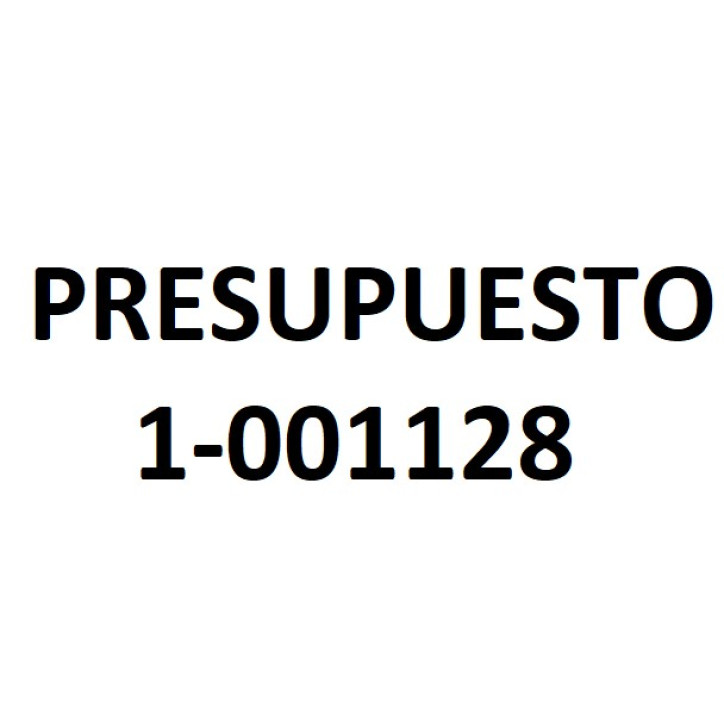 PRESUPUESTO 1-001128