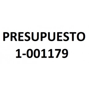 PRESUPUESTO 1-001179