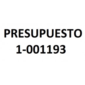 PRESUPUESTO 1-001193