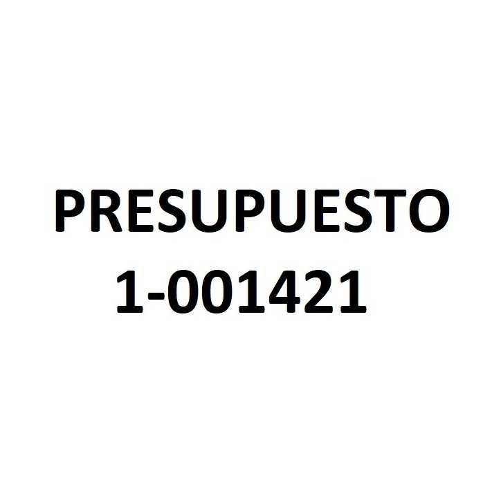 PRESUPUESTO 1-001421