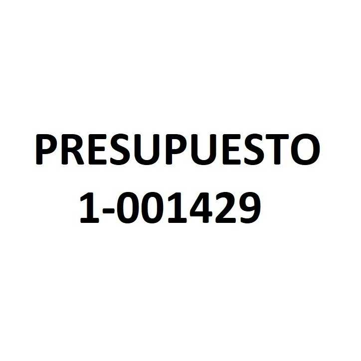PRESUPUESTO 1-001429