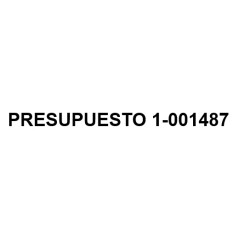 PRESUPUESTO 1-001487