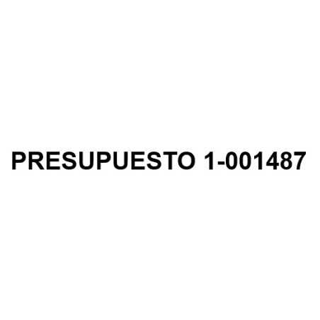 PRESUPUESTO 1-001487