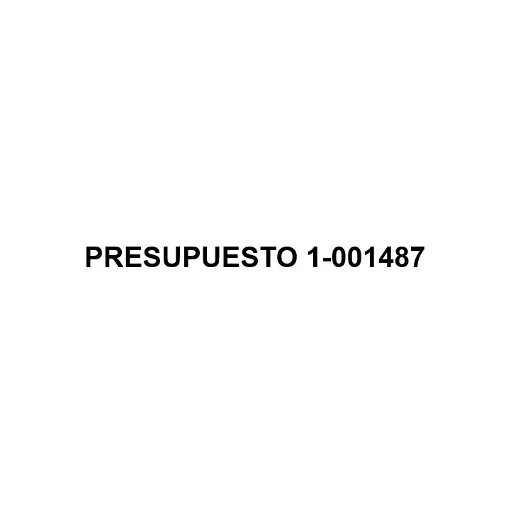 PRESUPUESTO 1-001487