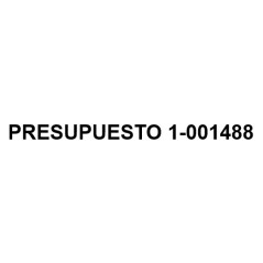 PRESUPUESTO 1-001488