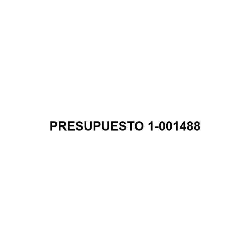 PRESUPUESTO 1-001488