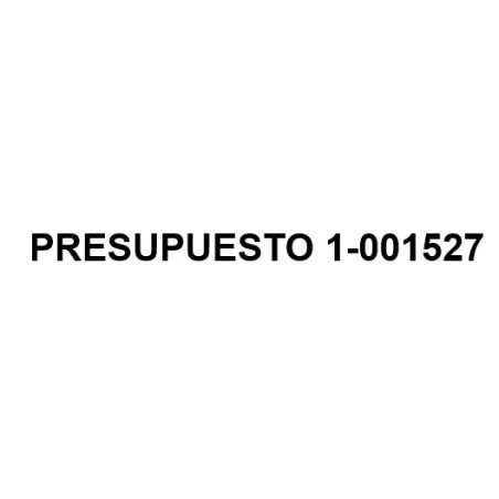PRESUPUESTO 1-001527