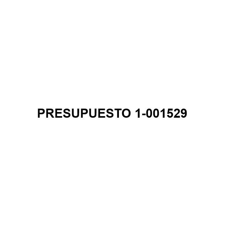 PRESUPUESTO 1-001529