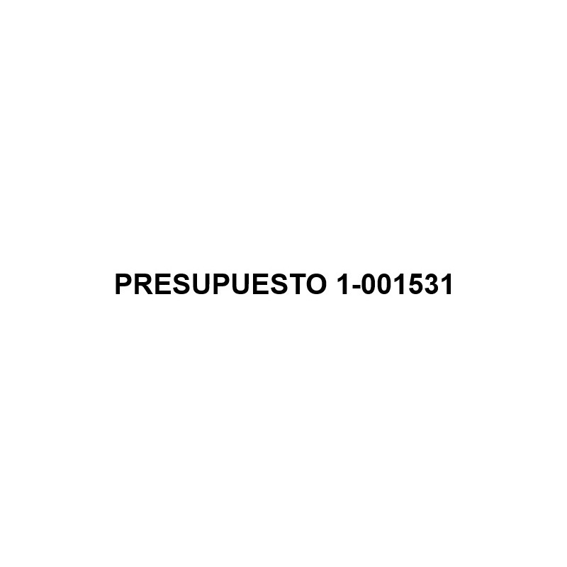 PRESUPUESTO 1-001531
