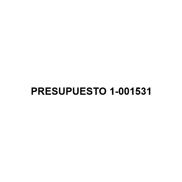 PRESUPUESTO 1-001531