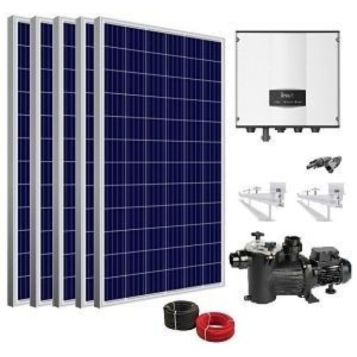 Kit Solar depuradora piscina con bomba 1.5cv