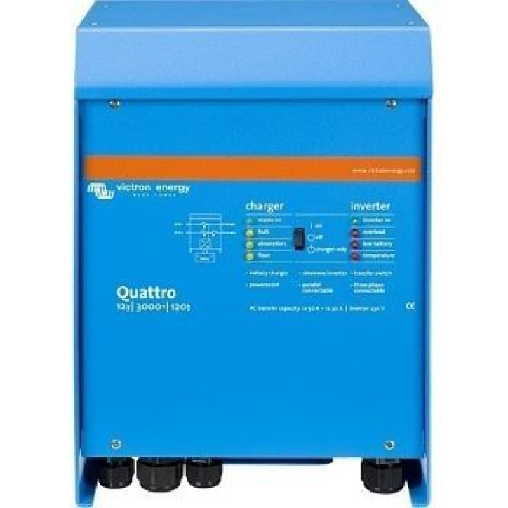 Inversor Cargador Victron QUATTRO   3000W 12V 120A