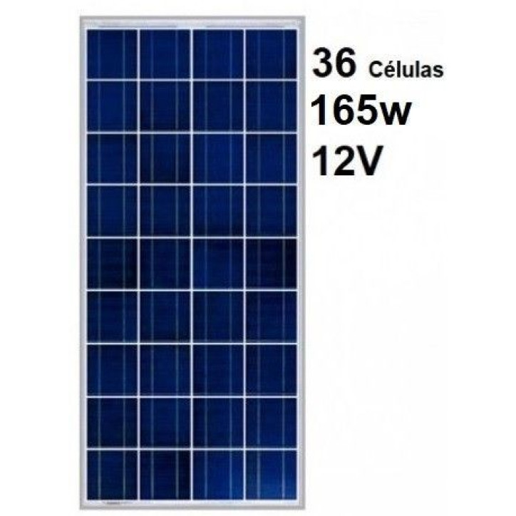 Panel Solar 12V 165W Policristalino